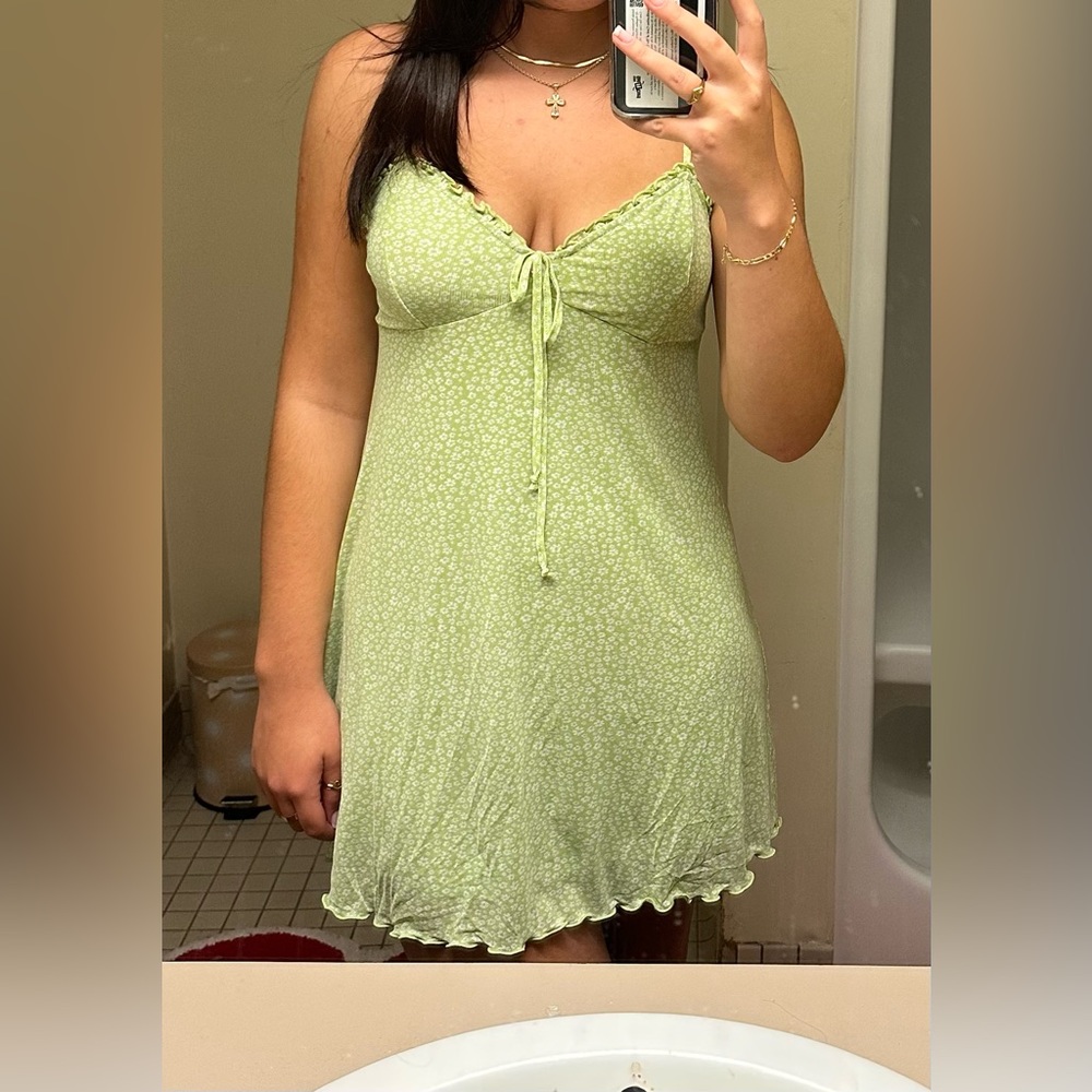 Aerie sage green sundress